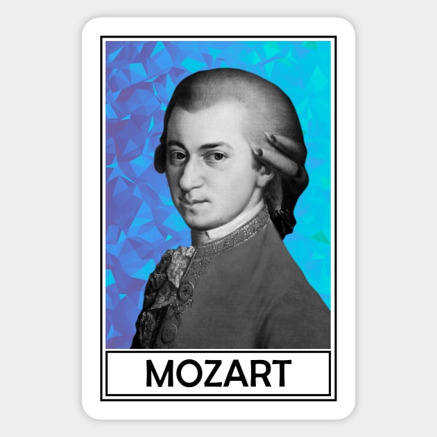 Wolfgang Amadeus Mozart Sticker by TheMusicophile